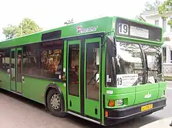 МАЗ-103.075 на маршруте № 19, 2008 год