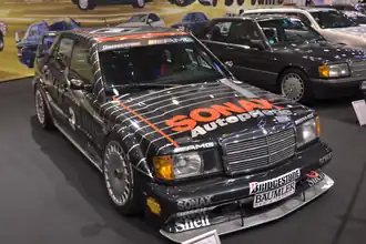 Mercedes 190E 2.5-16 Evo-II Клауса Людвига на Эссенском автосалоне[нем.], 2017