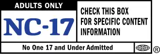 NC-17 rating symbol and block