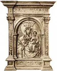 Образ Матери Божией Юровичской со старой открытки