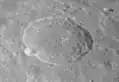 Снимок кратера Макробий с борта Аполлона-17.»