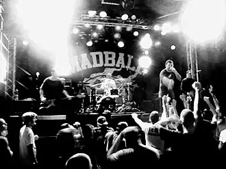 Группа Madball на одном из выступлений