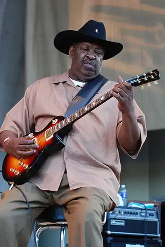 Мэджик Слим на блюзовом фестивале в Чикаго, 2008