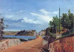 Вид на дамбу в окрестностях Гельсингфорса