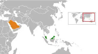 Саудовская Аравия и Малайзия