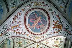 Роспись свода с гротесками