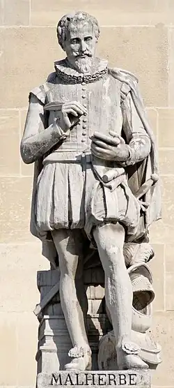 Франсуа де Малерб, Наполеоновский двор Лувра, Париж