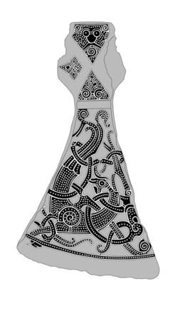 Топор из Маммена (рисунок)