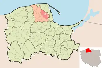 Вейхерово на карте