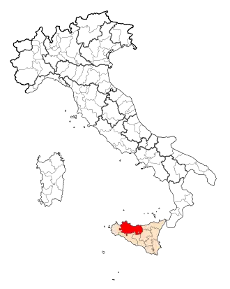 Провинция Палермо на карте