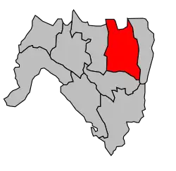 Кантон на карте департамента Эн