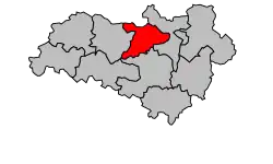 Кантон на карте департамента Шаранта