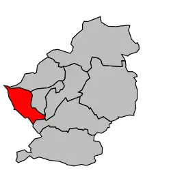 Кантон на карте департамента Нор