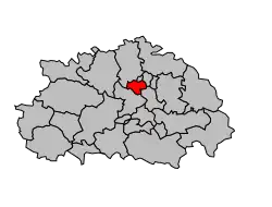 Кантон на карте департамента Тарн