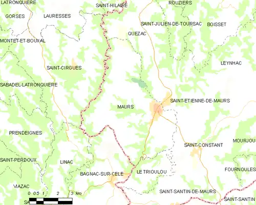 Карта коммуны