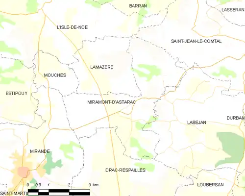 Карта коммуны