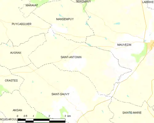 Карта коммуны