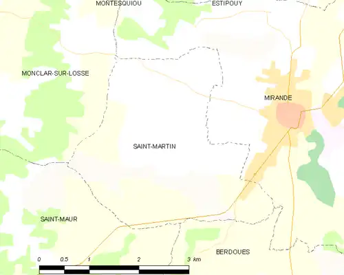 Карта коммуны