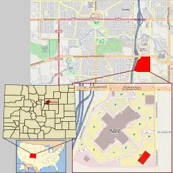 Место убийства на карте