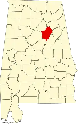 Сент-Клэр на карте