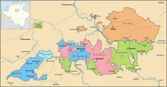 Ангальт-Дорнбург и другие владения Асканиев во второй половине XVIII века