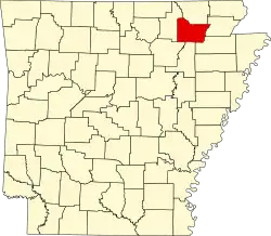 Лоренс на карте