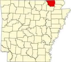 Рандолф на карте