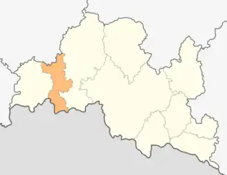 Община Борино на карте