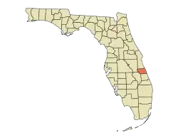 Индиан-Ривер на карте