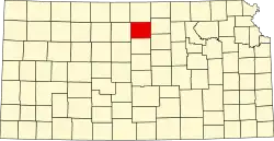 Митчелл на карте