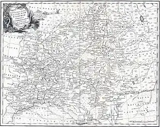 Оренбургская губерния на карте