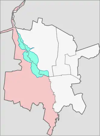 Ленинский район Ижевска на карте