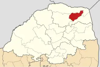 Тхуламела на карте