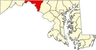 Вашингтон на карте