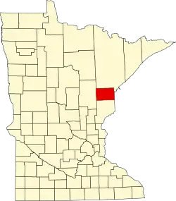 Карлтон на карте