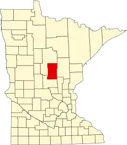 Кроу-Уинг на карте