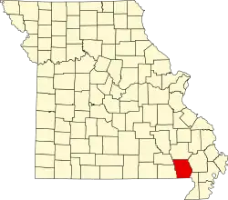 A state map highlighting Butler County in the southeastern part of the state.