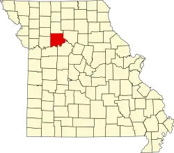 Карролл на карте