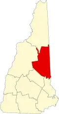 Округ Карролл на карте штата.