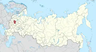 Московская область на карте