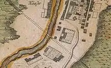 На плане 1720 года авторства Иогана Хомана участок никак не выделен