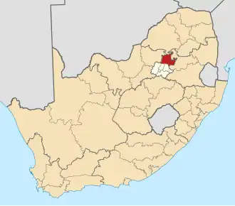 Городской округ Цване на карте