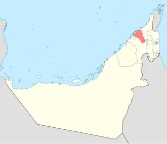 Умм-эль-Кайвайн на карте