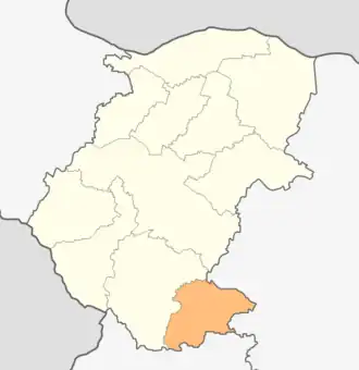 Община Выршец на карте