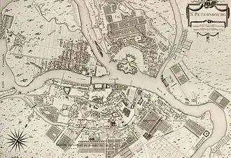 Карта 1753 г. (на фр. яз.)