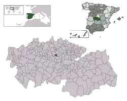 Расположение муниципалитета на карте провинции