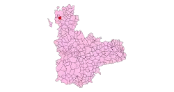 Расположение муниципалитета на карте провинции