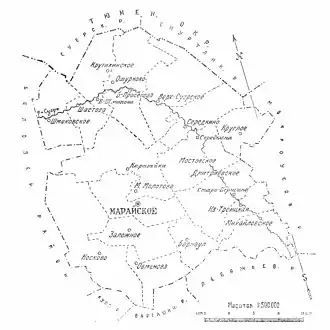 Марайский район на карте