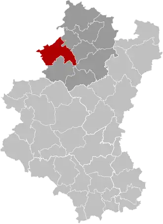 Расположение муниципалитета на карте провинции