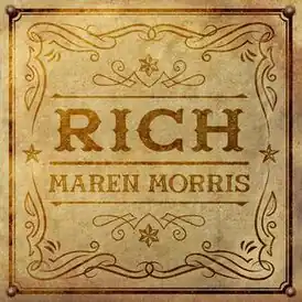 Обложка сингла Марен Моррис «Rich» (2018)